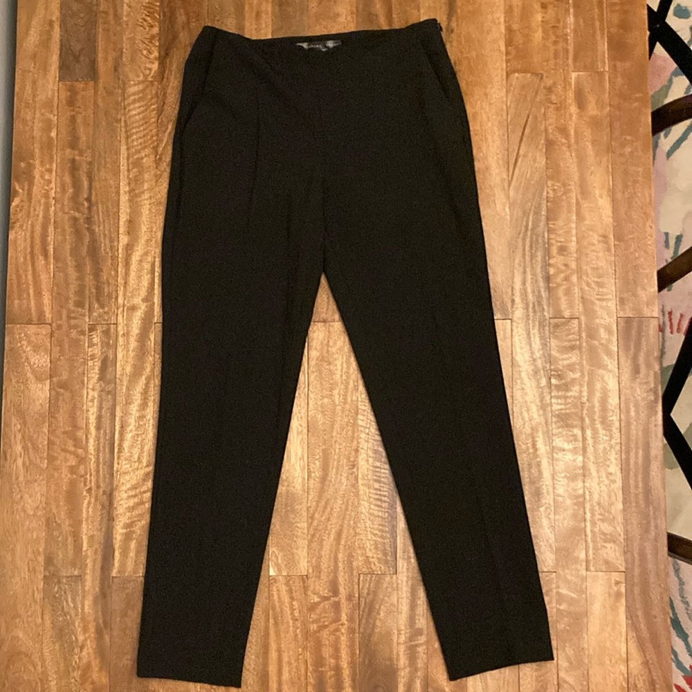 Theyskens for Theory black classic cigarette pants, size 00